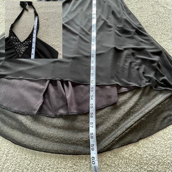 🔥NWT ($78) Trixxi Y2K Halter Diamond Accent Mermaid Dress Prom Evening Party S - Picture 12 of 16